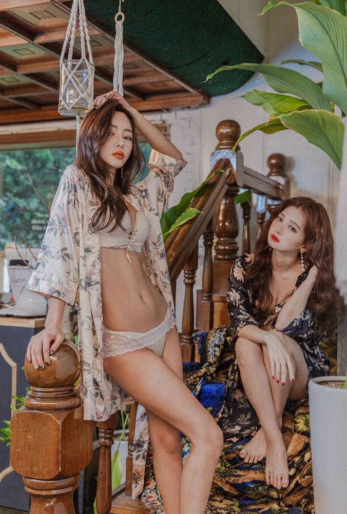 Kim Bo Ram and Kim Hee Jeong Korean hot model 