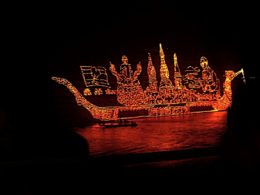 Illuminated Boat Procession in Nakhon Phanom