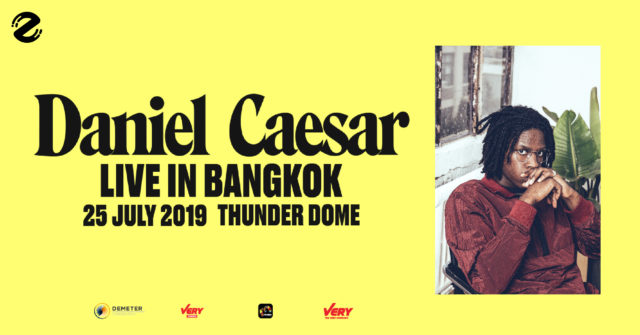 daniel caesar live in bangkok on july 25 2019