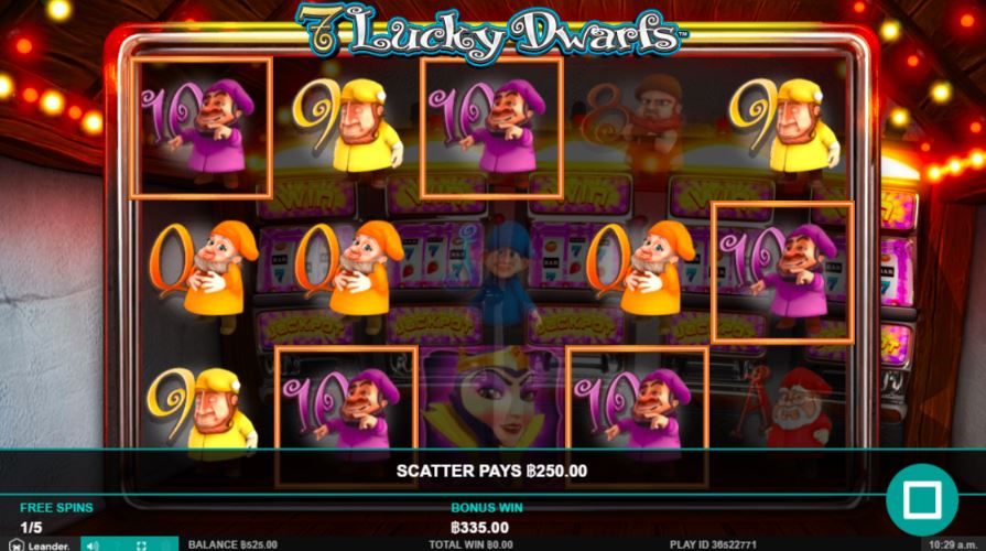 มาย้อนอดีตเทพนิยายจากดิสนีย์ด้วยการเล่นเกมสล็อตออนไลน์ 7 Lucky Dwarfs