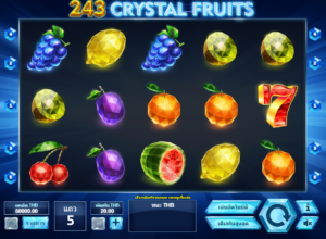 คำแนะนำเกี่ยวกับวิธีชนะเงินจริงที่ยิ่งใหญ่จาก เกมส์สล็อต 243 Crystal Fruits